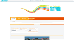 Desktop Screenshot of aktivita.snadno.eu