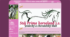Desktop Screenshot of primahorseland.snadno.eu